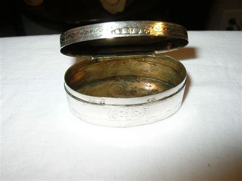 vintage football design metal snuff box|Metal Collectable Snuff Boxes for sale .